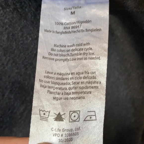 Nickelodeon Spongebob SquarePants Jean Jacket Unisex Black NWT - Picture 7 of 10